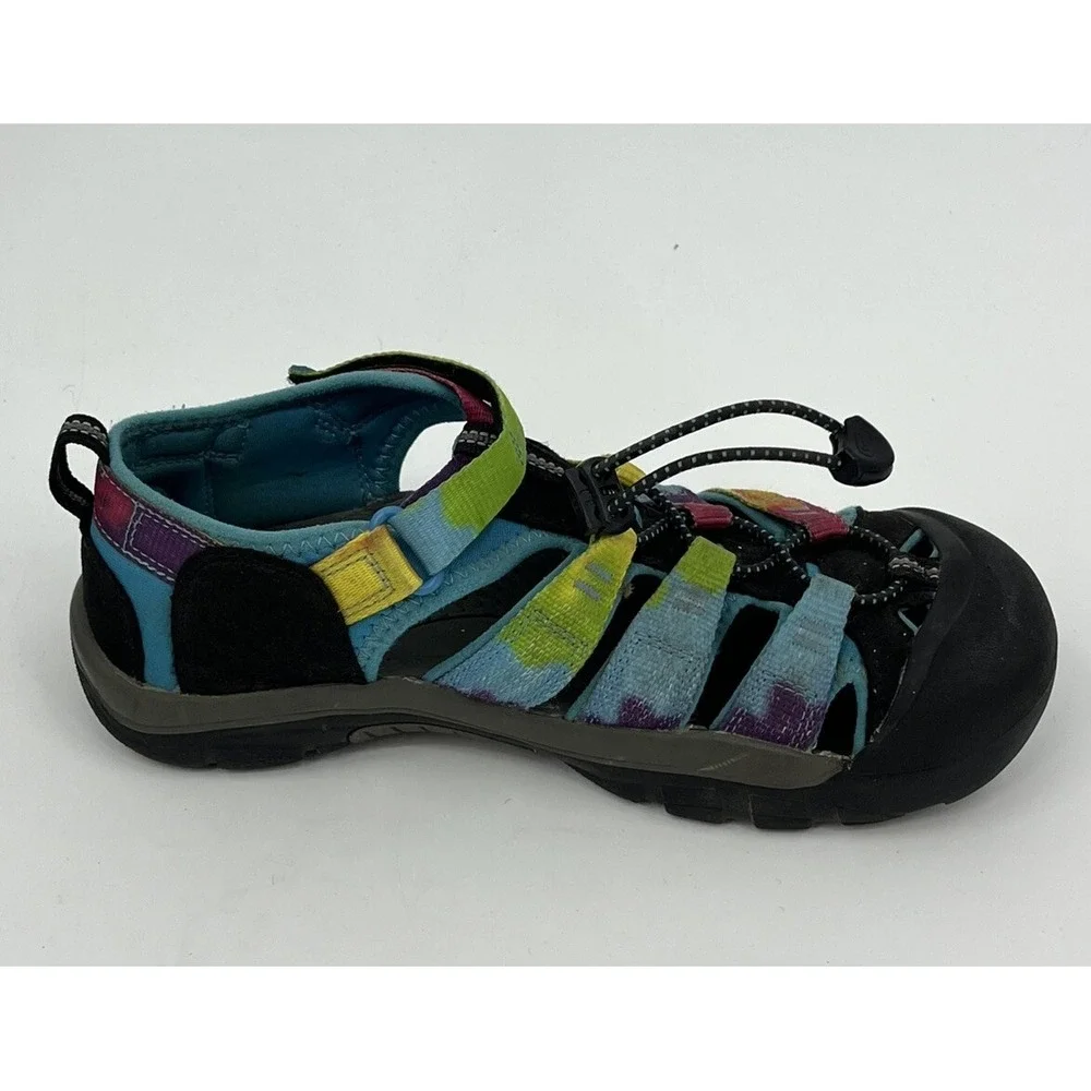 Keen Newport H2 Sandals Youth Size 5 EU 37 Retro Tie Dye Multicolor Water Hiking